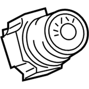 Pontiac Vibe HVAC Control Module - 19204755