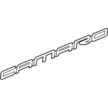 GM 22752666 Nameplate, Front