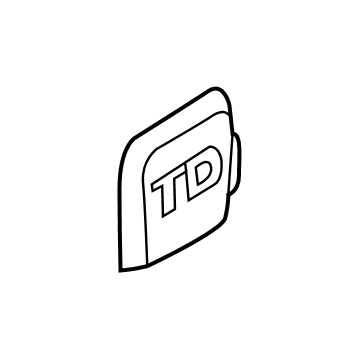 GM 23377925 Nameplate, Rear GM 23377925 Nameplate, Rear