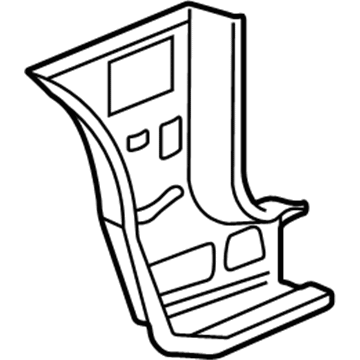 GM 25623037 Pillar Reinforcement, Front Driver Side GM 25623037 Pillar Reinforcement, Front Driver Side