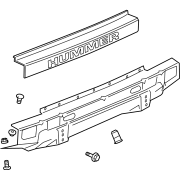 Hummer 15778407 Rear Bumper Assembly