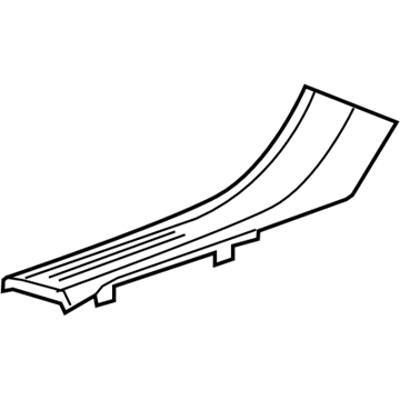GM 23276873 Rear Sill Plate, Passenger Side GM 23276873 Rear Sill Plate, Passenger Side