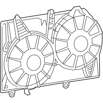 Cadillac 19210937 Fan Shroud