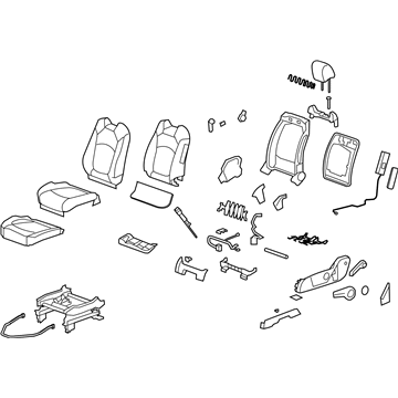 Chevy 25989467 Seat Assembly
