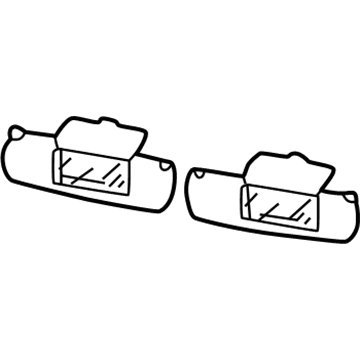 Oldsmobile 10315211 Sunvisor