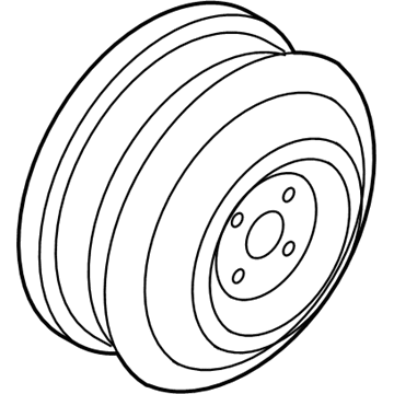 Chevy Aveo Spare Wheel - 96415007