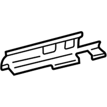 GM 10235937 Belt Reinforcement, Rear Outer Driver Side