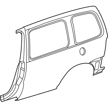 GM 10402063 Side Panel, Rear Driver Side GM 10402063 Side Panel, Rear Driver Side
