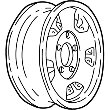 GMC C2500 Spare Wheel - 9591783