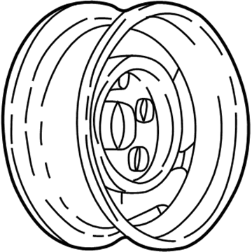 GMC C2500 Spare Wheel - 9592418