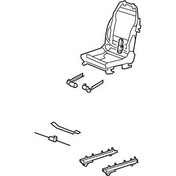 GM 20825564 Seat Frame, Front Driver Side