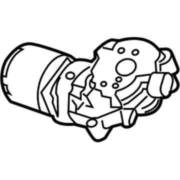 GMC Sierra 1500 Wiper Motor - 23167072