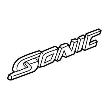 GM 42441809 Nameplate, Rear GM 42441809 Nameplate, Rear