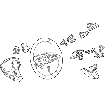 2020 Cadillac XT4 Steering Wheel - 84676513