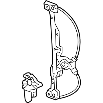 2005 Buick LaCrosse Window Regulator - 25980396