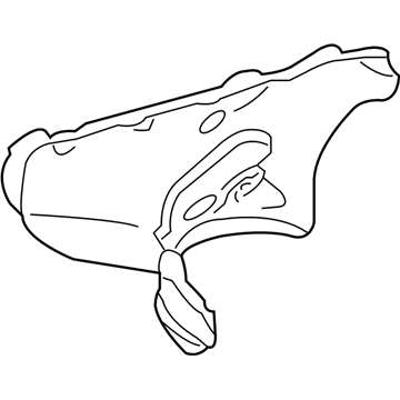 Hummer Exhaust Heat Shield - 12603060