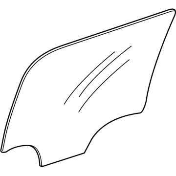 GM 22839369 Door Glass, Rear Driver Side GM 22839369 Door Glass, Rear Driver Side
