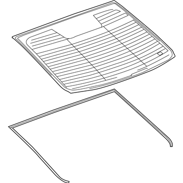Buick 22968954 Back Glass
