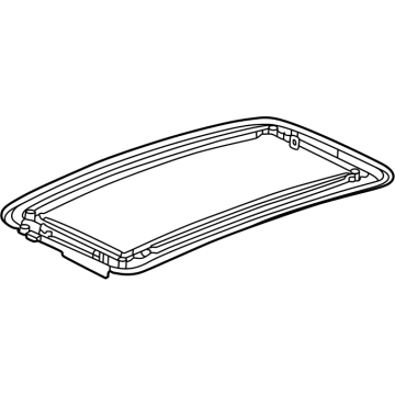 Chevy 42780044 Sunroof Glass