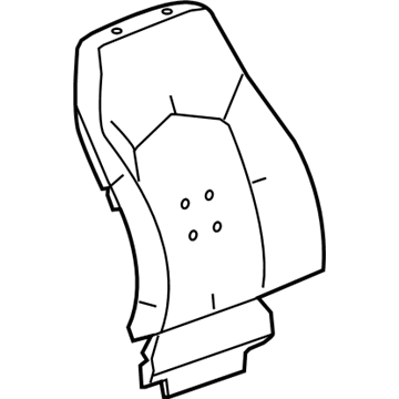Cadillac 25939292 Seat Back Pad