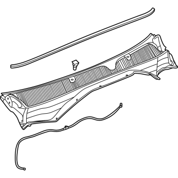 Buick 42758061 Cowl Grille