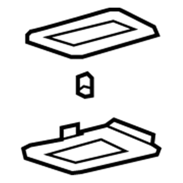 Saturn 25992401 Seat Belt Bezel