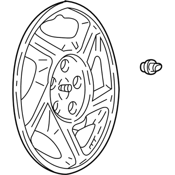 Pontiac Montana Wheel Cover - 9595344