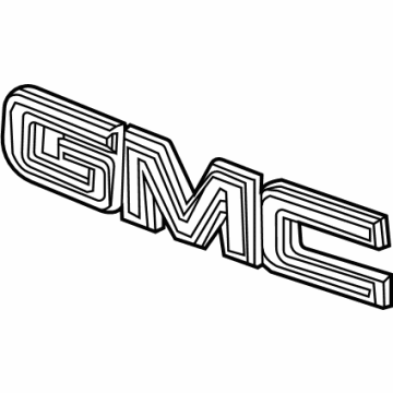 GMC 23400421 Nameplate