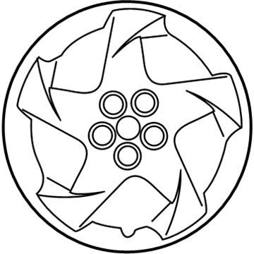 Pontiac Vibe Wheel Cover - 22676859