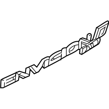 GM 23445331 Nameplate, Rear