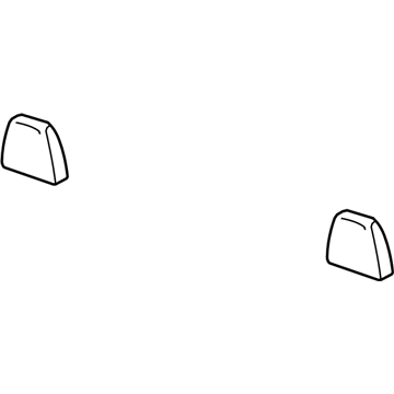 GM 94711236 Headrest Cover, Red GM 94711236 Headrest Cover, Red