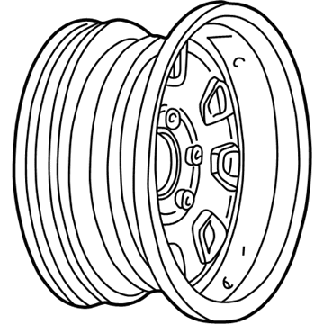 GMC C2500 Spare Wheel - 9591732