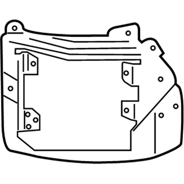 GM 84029810 Outer Bracket, Driver Side