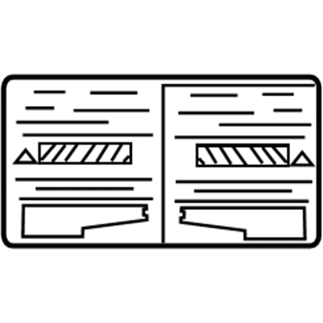 GM 96839961 A/C Label GM 96839961 A/C Label