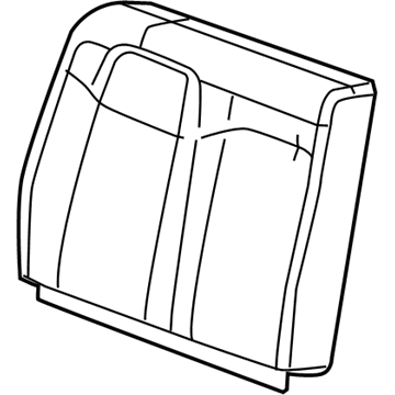 GM 19328644 Seat Back Cover, Passenger Side