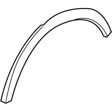 Saturn 19256098 Wheel Opening Molding