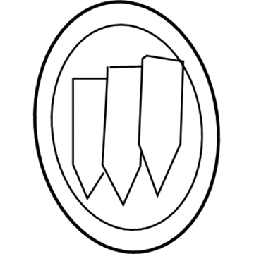 Buick 25759434 Emblem