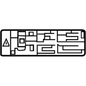 Chevy 42657324 Warning Label