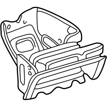 Chevy 10437332 Passenger Air Bag Bracket