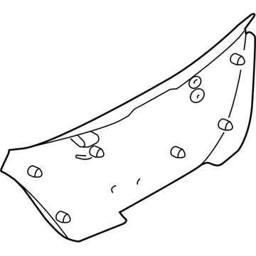 GM 13201773 Trim Panel, Bottom Top GM 13201773 Trim Panel, Bottom Top