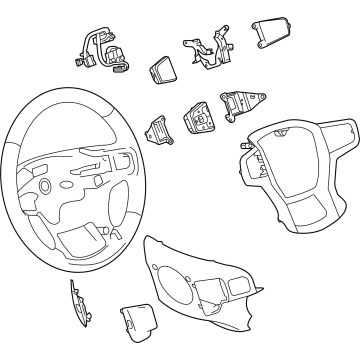 GMC Sierra 1500 Steering Wheel - 84886387