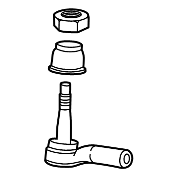 GMC Tie Rod End - 22913602