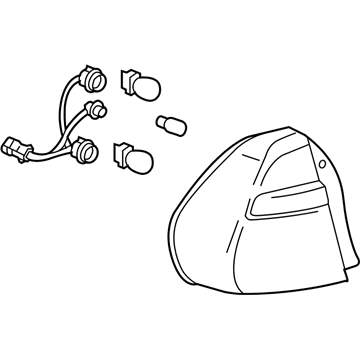 Chevy Malibu Tail Light - 15868493