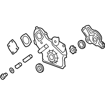 Buick 12637040 Front Cover