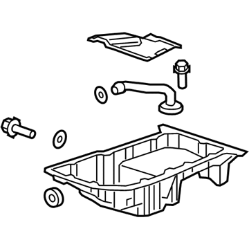 Buick 12601240 Oil Pan