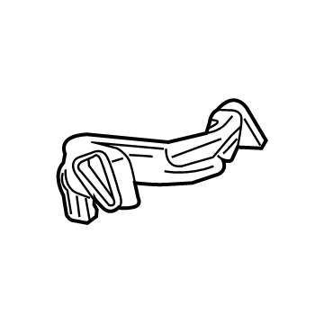 GM 23119022 Floor Duct, Passenger Side