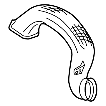 GM 42444316 Outlet Duct, Passenger Side GM 42444316 Outlet Duct, Passenger Side