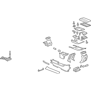 2015 Cadillac CTS Center Console Base - 22983633