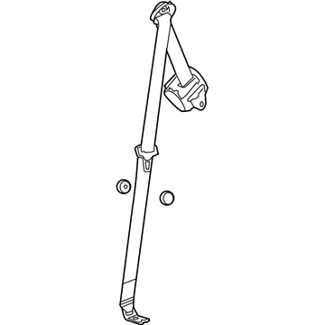 Cadillac SRX Seat Belt - 19301479