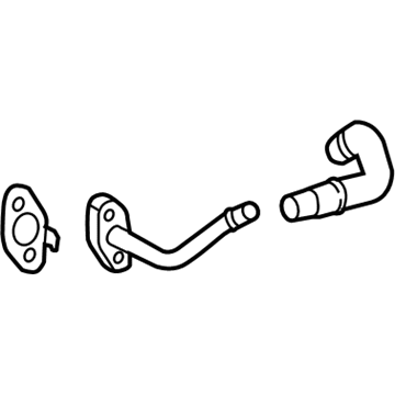 GMC Sierra 3500 HD Coolant Pipe - 12691899